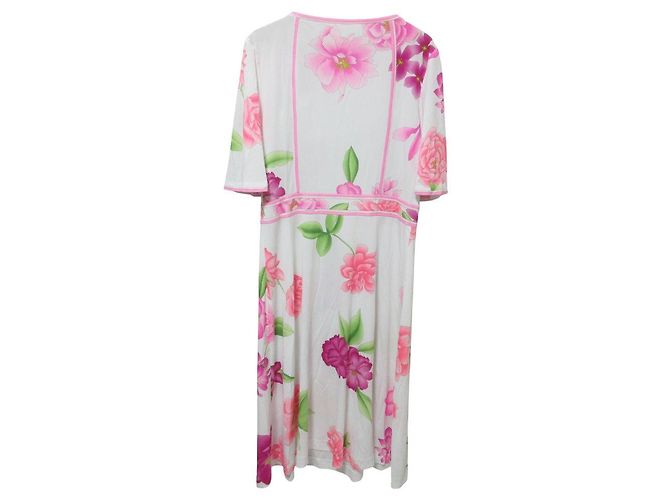 Autre Marque LEONARD Blumendruckkleid Pink - Ansicht 2