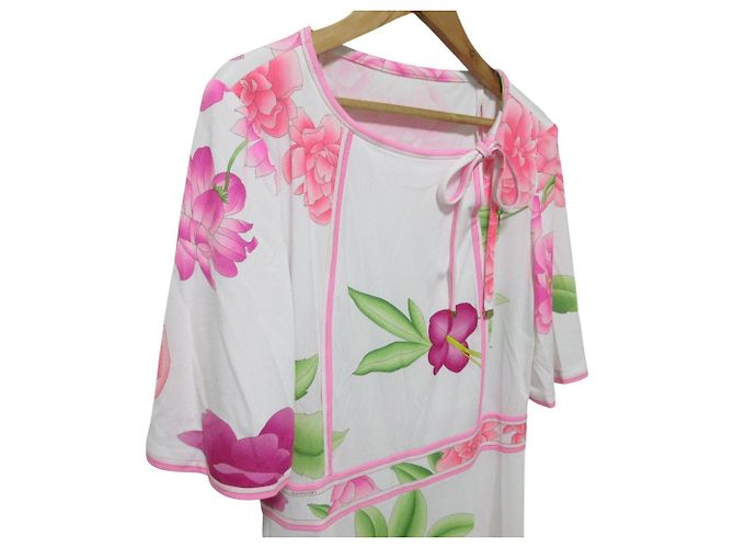 Autre Marque LEONARD Blumendruckkleid Pink - Ansicht 3