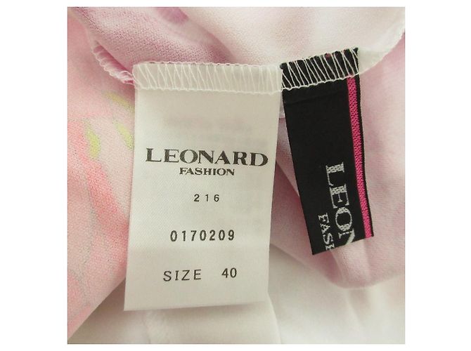 Autre Marque LEONARD Blumendruckkleid Pink - Ansicht 5