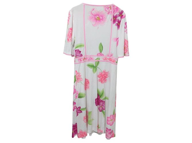 Autre Marque LEONARD Blumendruckkleid Pink - Ansicht 2