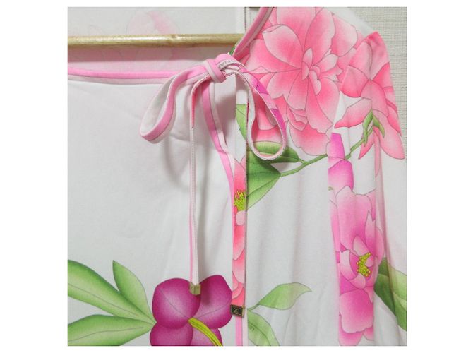 Autre Marque LEONARD Blumendruckkleid Pink - Ansicht 4