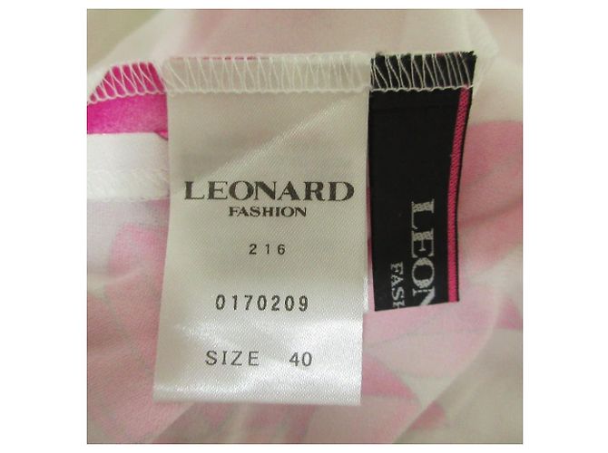Autre Marque LEONARD Blumendruckkleid Pink - Ansicht 5