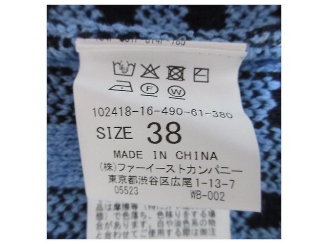 Autre Marque ANAYI Check Strickjacke Blau - Ansicht 6
