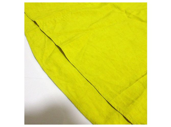 Autre Marque Top de Lino con Mangas de Encaje ANTIPAST Amarillo - vista 5
