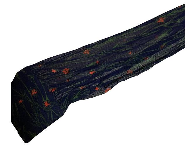 Autre Marque Vestido de Chiffon com Estampa Floral BAUM UND PFERDGARTEN Azul Azul marinho - vista 3