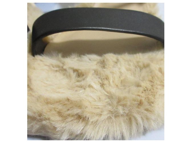 Autre Marque Sandali in pelle Nappa CHARLES & KEITH Nero Beige - vista 11