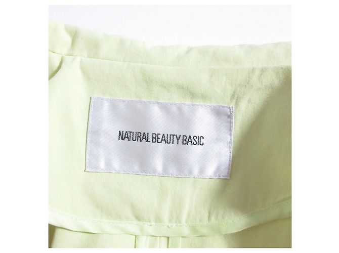 Autre Marque Flare-Mantel in Farbe BASIC Design Natürliche Schönheit Gelb - Ansicht 8
