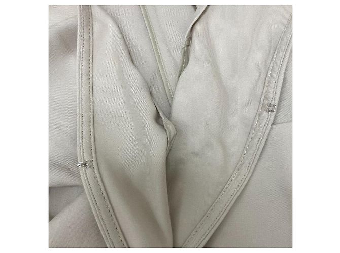 Autre Marque Chaqueta Oxford de algodón Cupra sin cuello de la colección TOMORROWLAND Beige - vista 3
