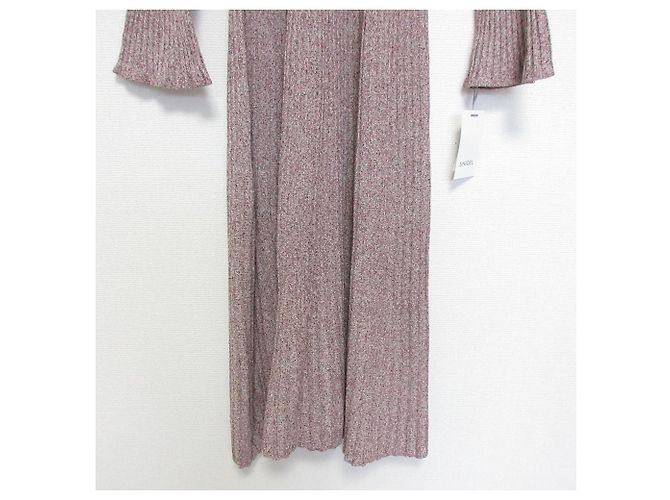 Autre Marque Snidel Kleid mit offener Strickrückseite Rot - Ansicht 5