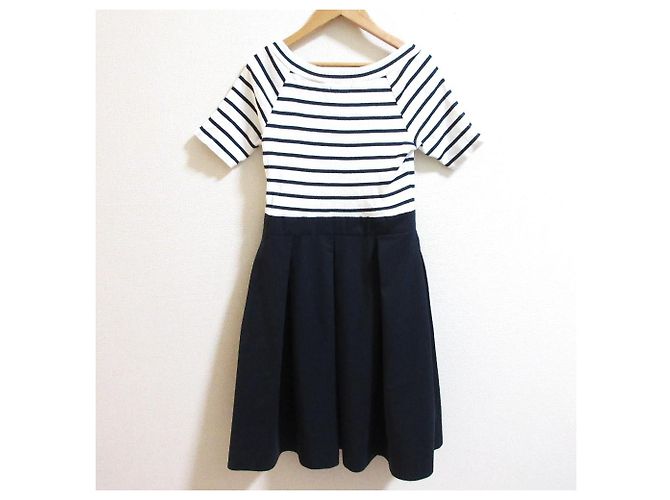 Autre Marque BLUE LABEL CRESTBRIDGE Docking Dress White Navy blue - view 4