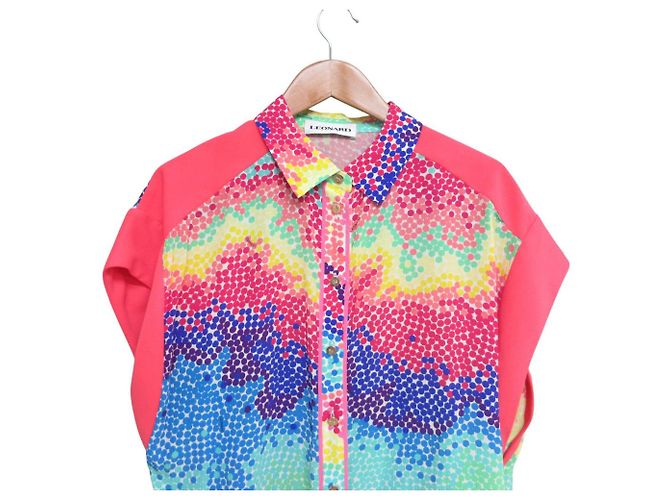 Autre Marque Camisa de Chifón de Seda LEONARD Multicolor - vista 3