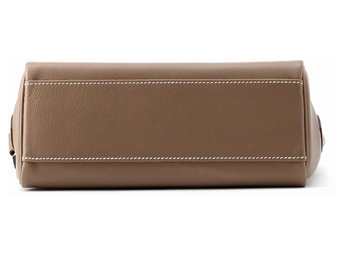 Hermès Borsa a Spalla Hermes Kelly PM in Grigio Etoupe Taupe - vista 3