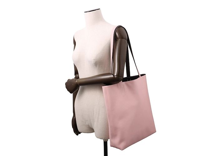 Borsa tote Hermès Neo Double Sens 35 in Rosa Sakura - vista 5