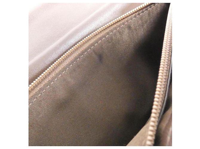 Cartera Larga Chanel Travel Line 15788 Verde Caqui - vista 8