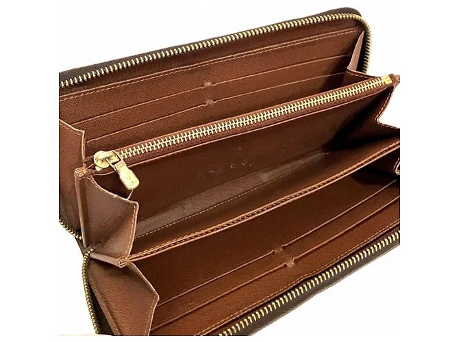 Cartera bi-fold Zippy Louis Vuitton marrón Castaño - vista 3