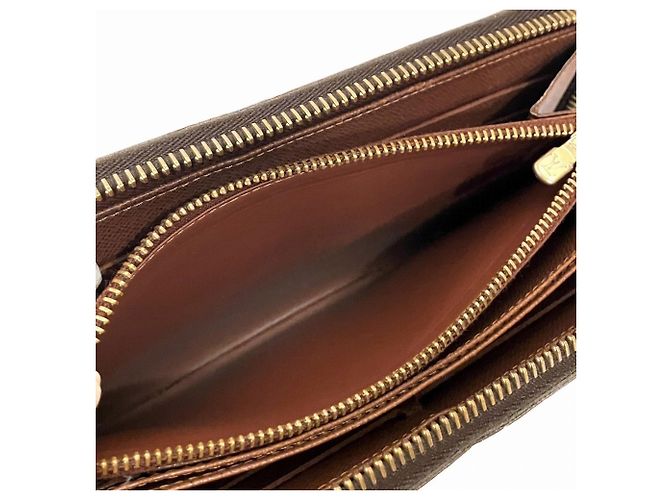 Cartera bi-fold Zippy Louis Vuitton marrón Castaño - vista 6