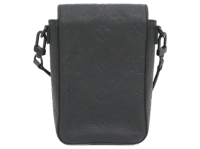 Borsa a spalla verticale indossabile S-Lock in Monogram Taurillon Louis Vuitton Nero Monogramma - vista 2