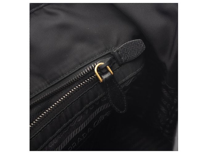 Borsa Tote Trompe L'oeil Cayet di Prada Nero Multicolore - vista 7