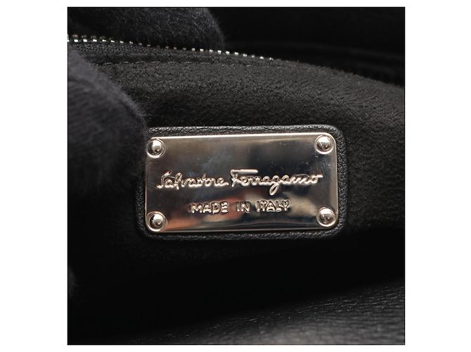 Borsa Gancini Salvatore Ferragamo Nero - vista 4
