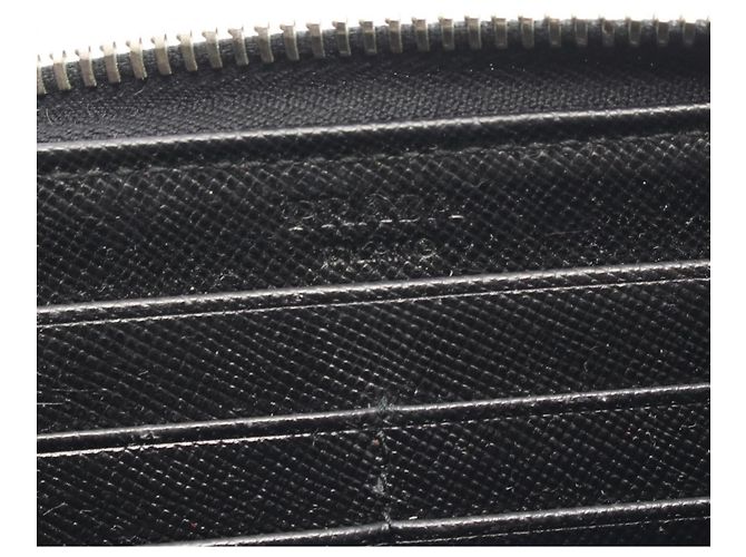 Billetera larga redonda Saffiano Prada Negro - vista 4