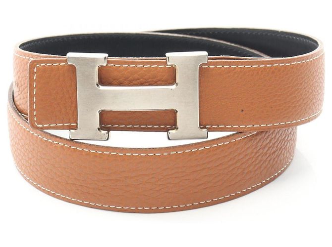 Cintura Constance H Hermès Marrone Nero - vista 6
