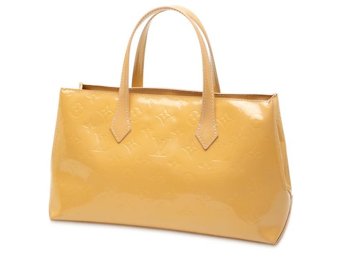 Borsa Louis Vuitton Monogram Vernis Wilshire PM Beige Corallo - vista 2