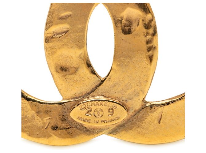Spilla intrecciata Coco Mark di Chanel D'oro - vista 4