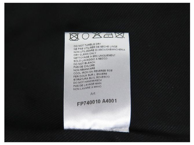 NEW PIERRE BALMAIN COTTON SHORT JACKET WITH GOLD BUTTONS SIZE 42 BLACK - view 7