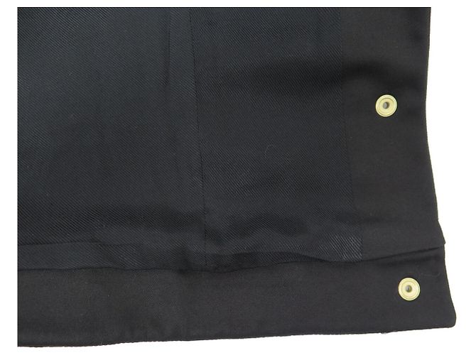NEW PIERRE BALMAIN COTTON SHORT JACKET WITH GOLD BUTTONS SIZE 42 BLACK - view 9