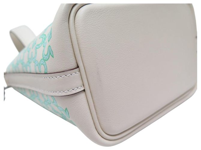 Hermès NUOVA BORSA HERMES PICOTIN 14 LOCK MICRO LUCKY DAISY SWIFT NATA VERDE - vista 12