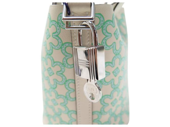 Hermès NUOVA BORSA HERMES PICOTIN 14 LOCK MICRO LUCKY DAISY SWIFT NATA VERDE - vista 13