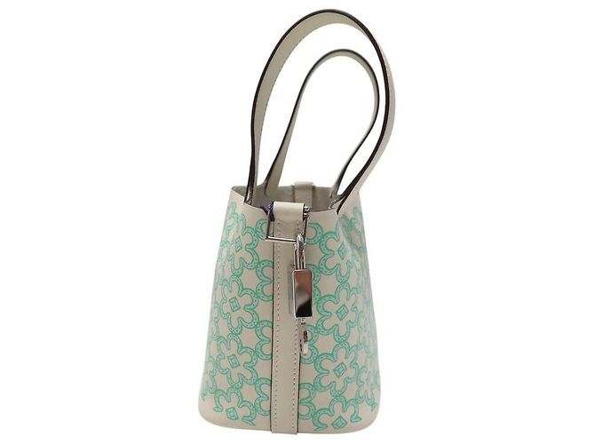 Hermès NUOVA BORSA HERMES PICOTIN 14 LOCK MICRO LUCKY DAISY SWIFT NATA VERDE - vista 5