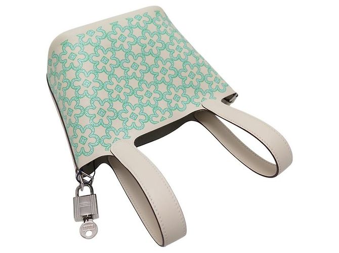 Hermès NUOVA BORSA HERMES PICOTIN 14 LOCK MICRO LUCKY DAISY SWIFT NATA VERDE - vista 7