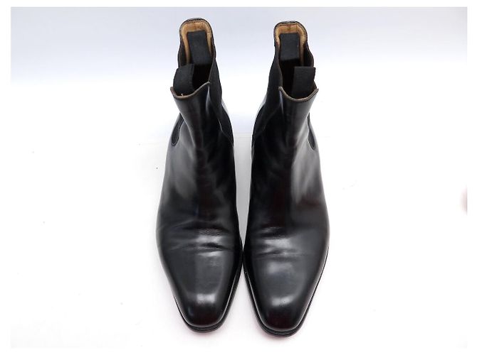 JM WESTON 471 CLARIDGE BOOTS 8.5D 42.5 LEATHER SHOE TREE - view 10