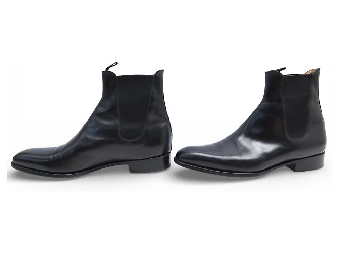 JM WESTON 471 CLARIDGE BOOTS 8.5D 42.5 LEATHER SHOE TREE - view 2