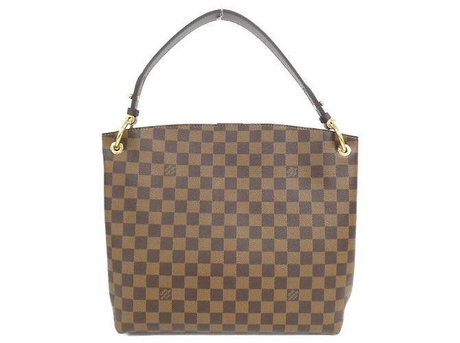 Borsa a Spalla Graceful Damier Louis Vuitton Marrone - vista 2