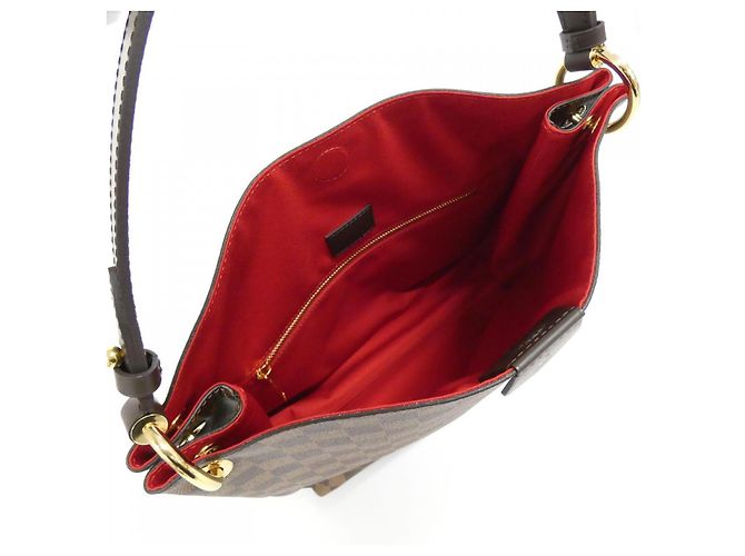 Borsa a Spalla Graceful Damier Louis Vuitton Marrone - vista 6