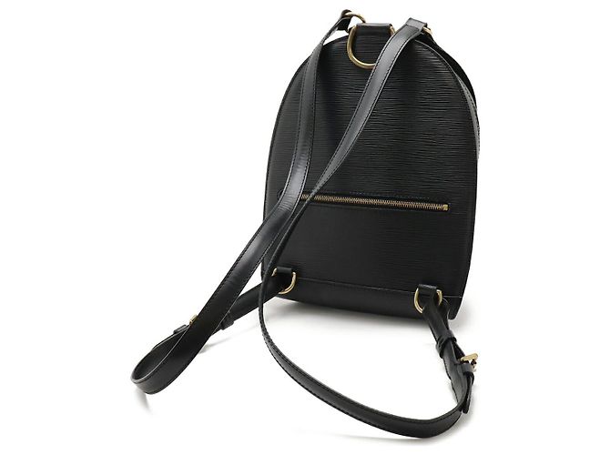Louis Vuitton Epi Leather Mabillon Backpack Black - view 2
