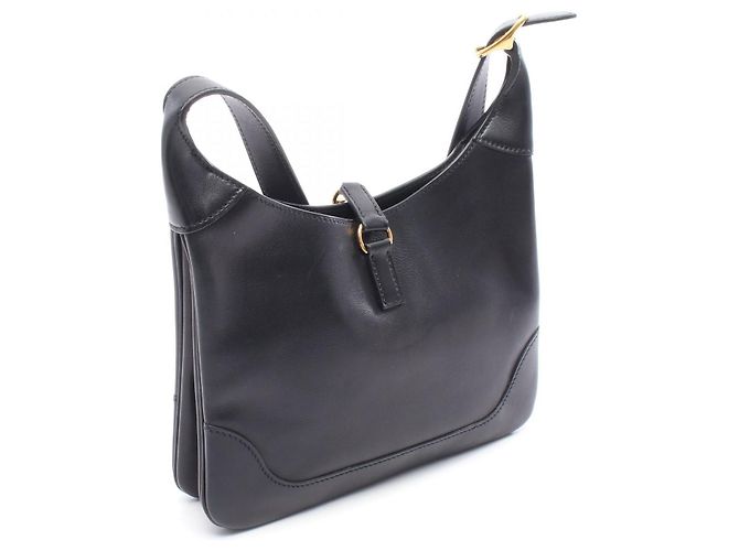 Borsa a Spalla in Pelle Trim 24 Duo di Hermès Nero - vista 5