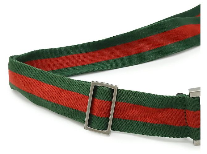 Borsa a Spalla in Tela GG e Pelle Gucci Nero - vista 5