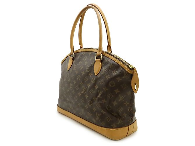 Louis Vuitton Monogram Lockit Horizontale Tasche Braun - Ansicht 2