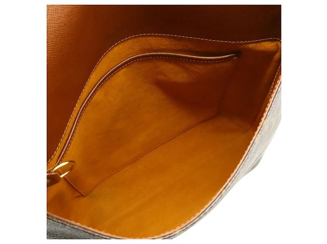 Borsa a Spalla Musette Monogram Louis Vuitton Marrone - vista 7