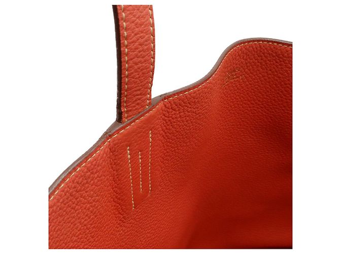 Bolsa tote reversível Double Sens 36 da Hermès Vermelho - vista 5