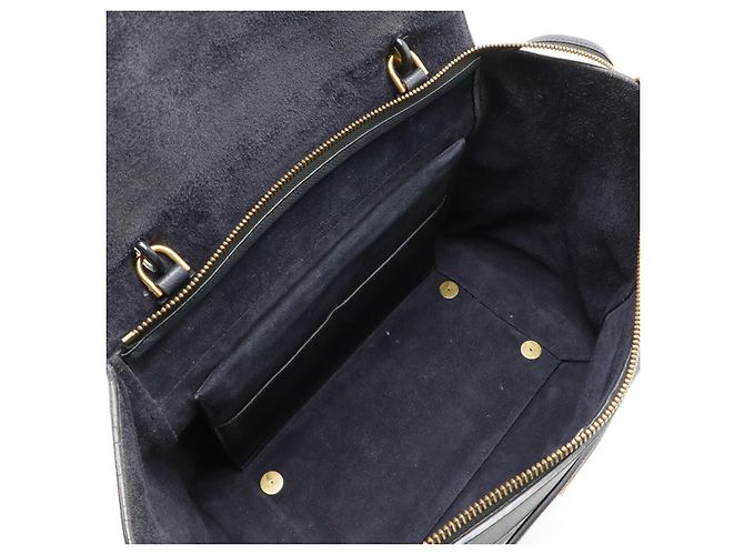 Céline Borsa a mano in pelle Celine Mini Belt Bag 2WAY Nero - vista 6