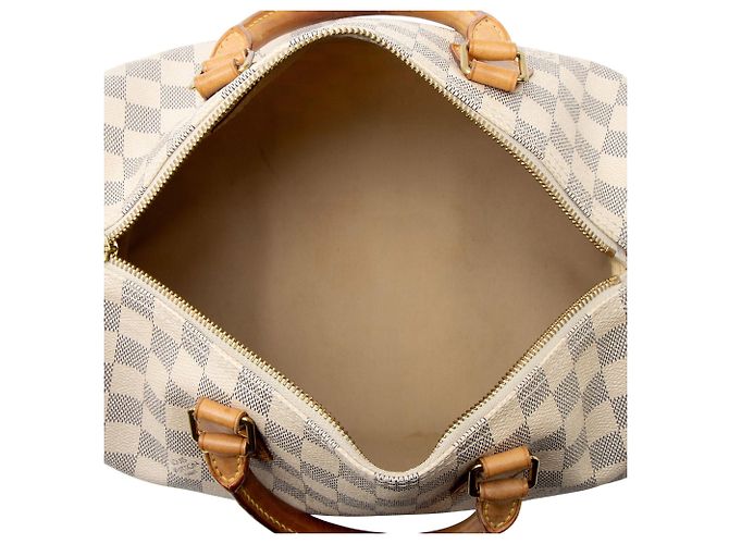 Louis Vuitton Damier Azur Speedy 30 Tasche Blau - Ansicht 7