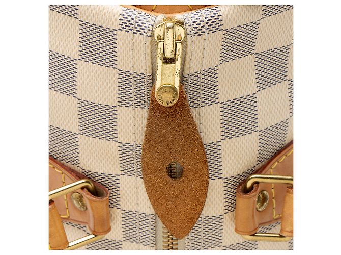 Louis Vuitton Damier Azur Speedy 30 Tasche Blau - Ansicht 9