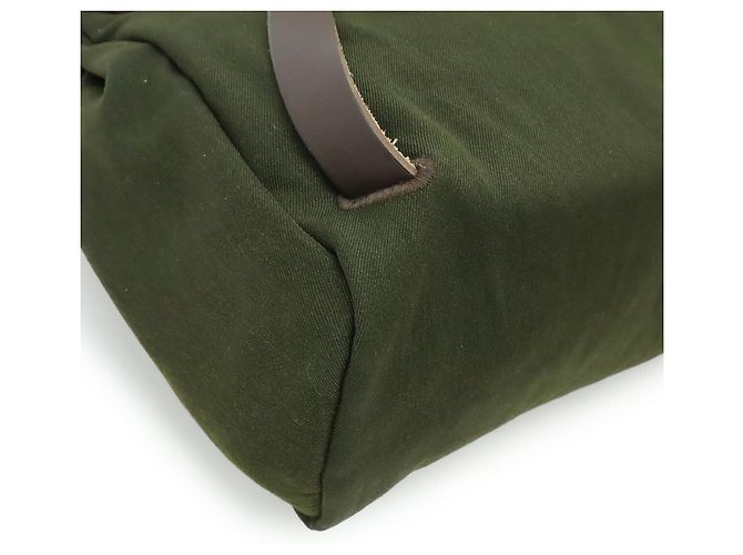 Hermès Hermes Ado PM Backpack Canvas Leather Brown - view 3
