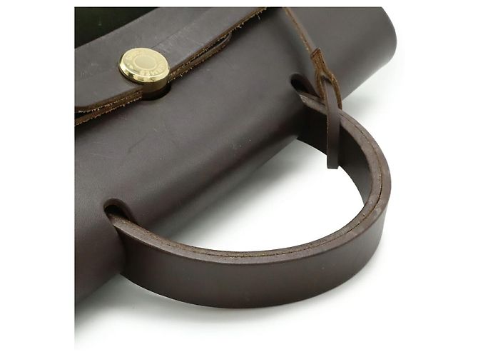 Hermès Hermes Ado PM Backpack Canvas Leather Brown - view 5