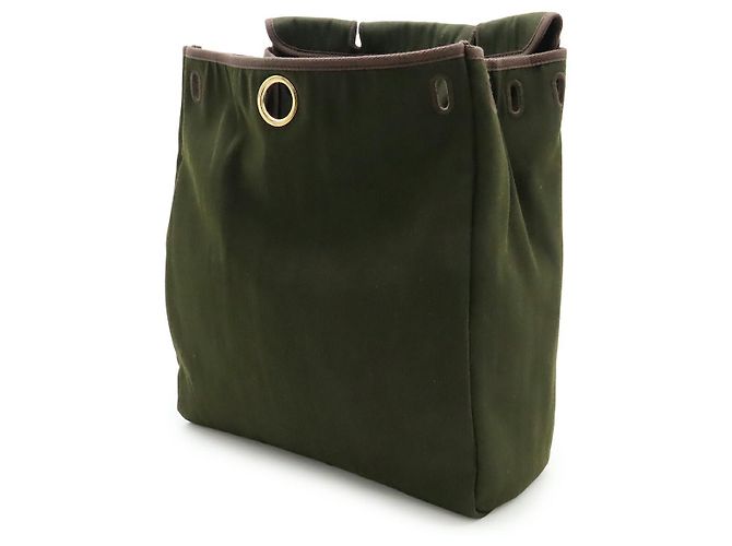 Hermès Hermes Ado PM Backpack Canvas Leather Brown - view 9