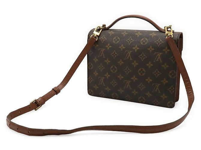 Borsa Monceau 26 Monogram Louis Vuitton Marrone - vista 2